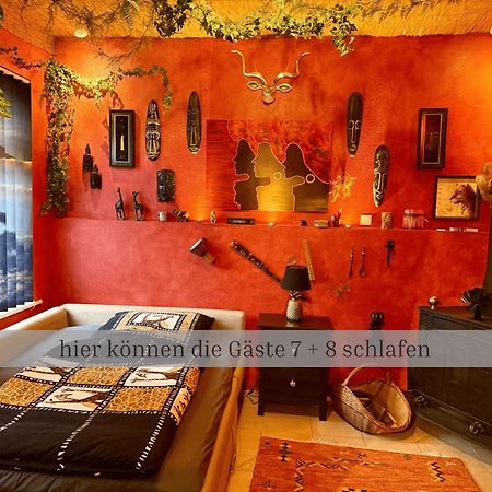 Lodge Of Africa - Einzigartige Themenzimmer, Eingezaeunten Garten, Sauna, Whirlpool & Kamin, Hunde Willkommen, Gasgrill, Voll Ausgestattete Kueche, Grosser Essbereich, Hamburg & Stade In Der Naehe Twielenfleth Eksteriør bilde