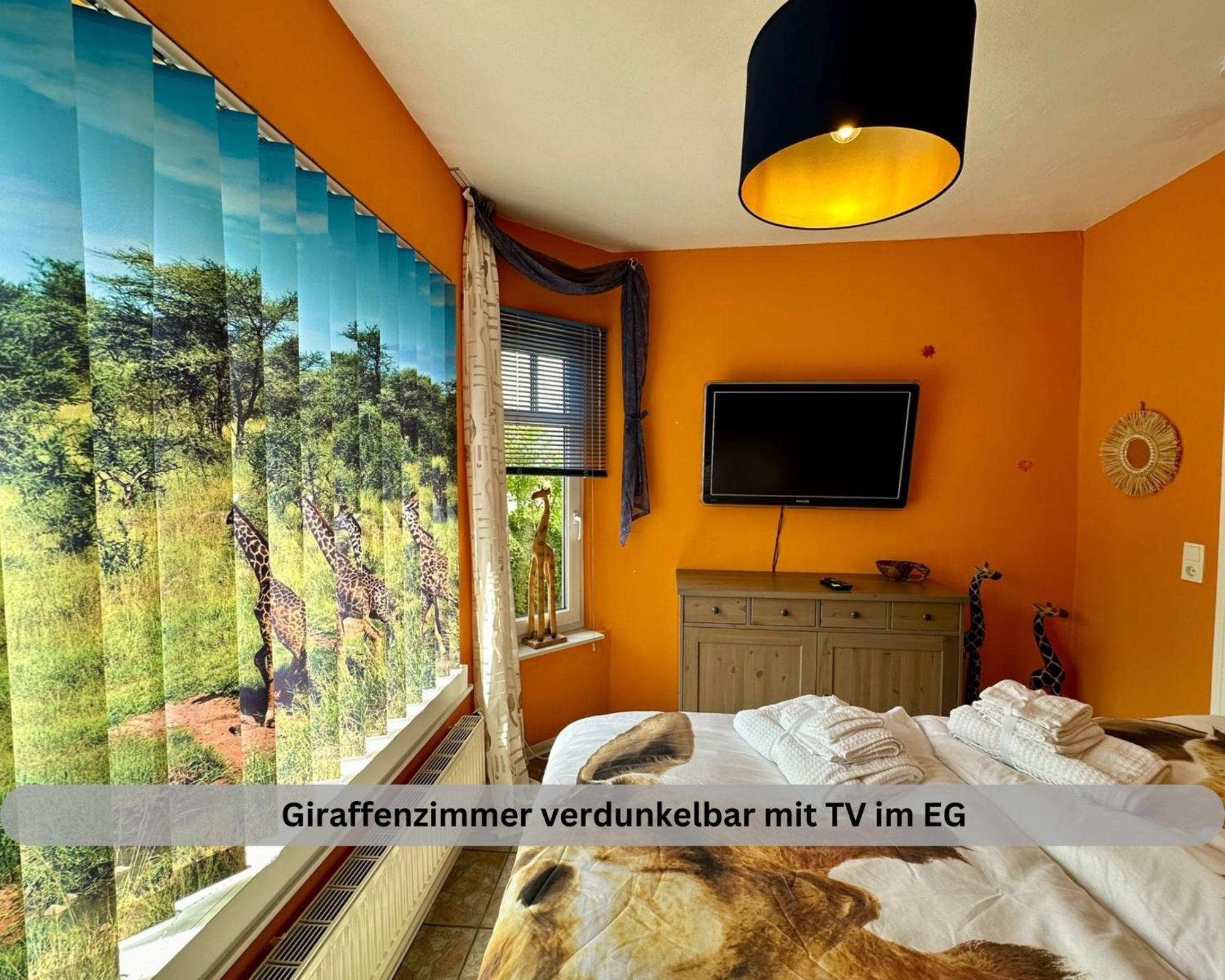 Lodge Of Africa - Einzigartige Themenzimmer, Eingezaeunten Garten, Sauna, Whirlpool & Kamin, Hunde Willkommen, Gasgrill, Voll Ausgestattete Kueche, Grosser Essbereich, Hamburg & Stade In Der Naehe Twielenfleth Eksteriør bilde
