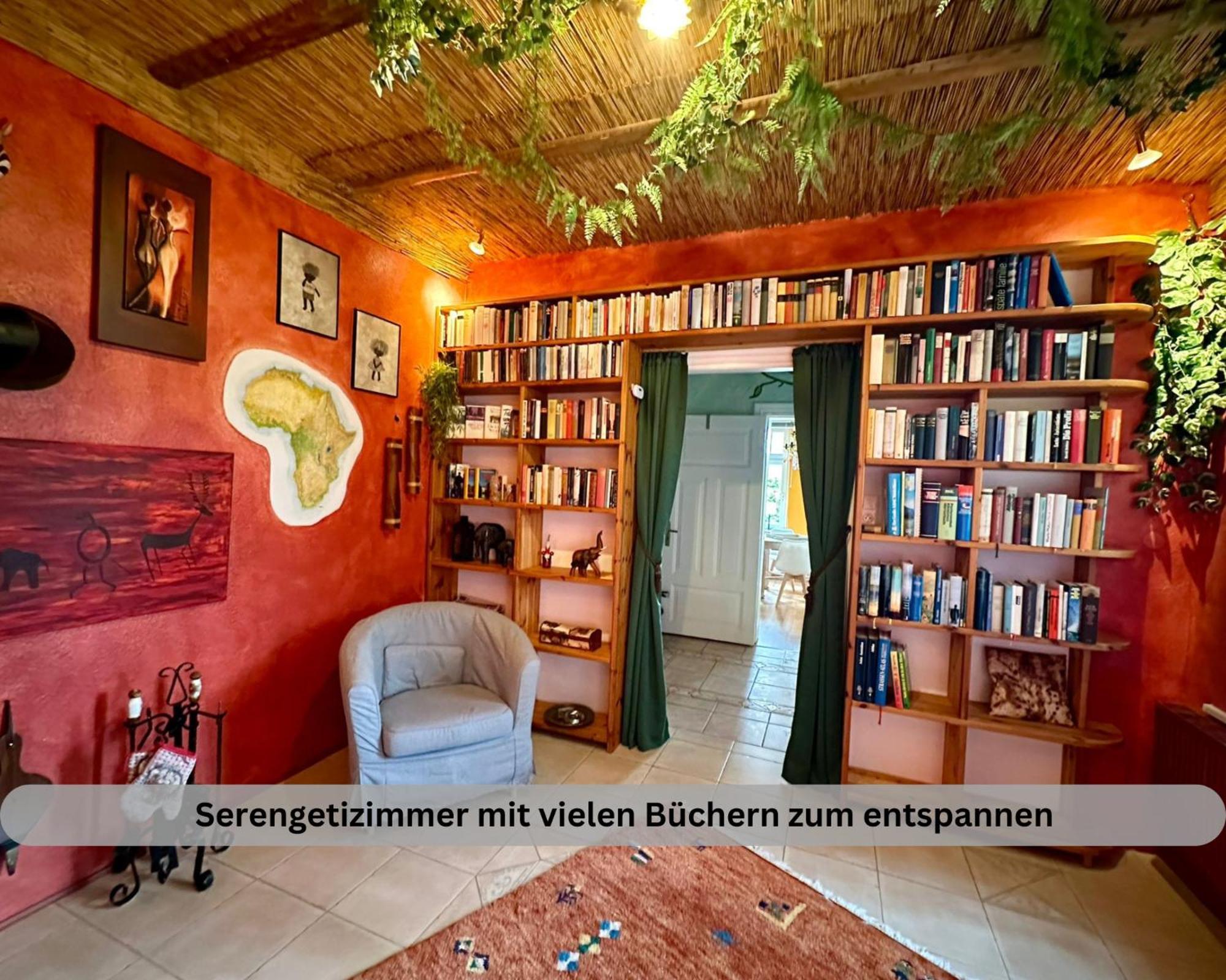 Lodge Of Africa - Einzigartige Themenzimmer, Eingezaeunten Garten, Sauna, Whirlpool & Kamin, Hunde Willkommen, Gasgrill, Voll Ausgestattete Kueche, Grosser Essbereich, Hamburg & Stade In Der Naehe Twielenfleth Eksteriør bilde