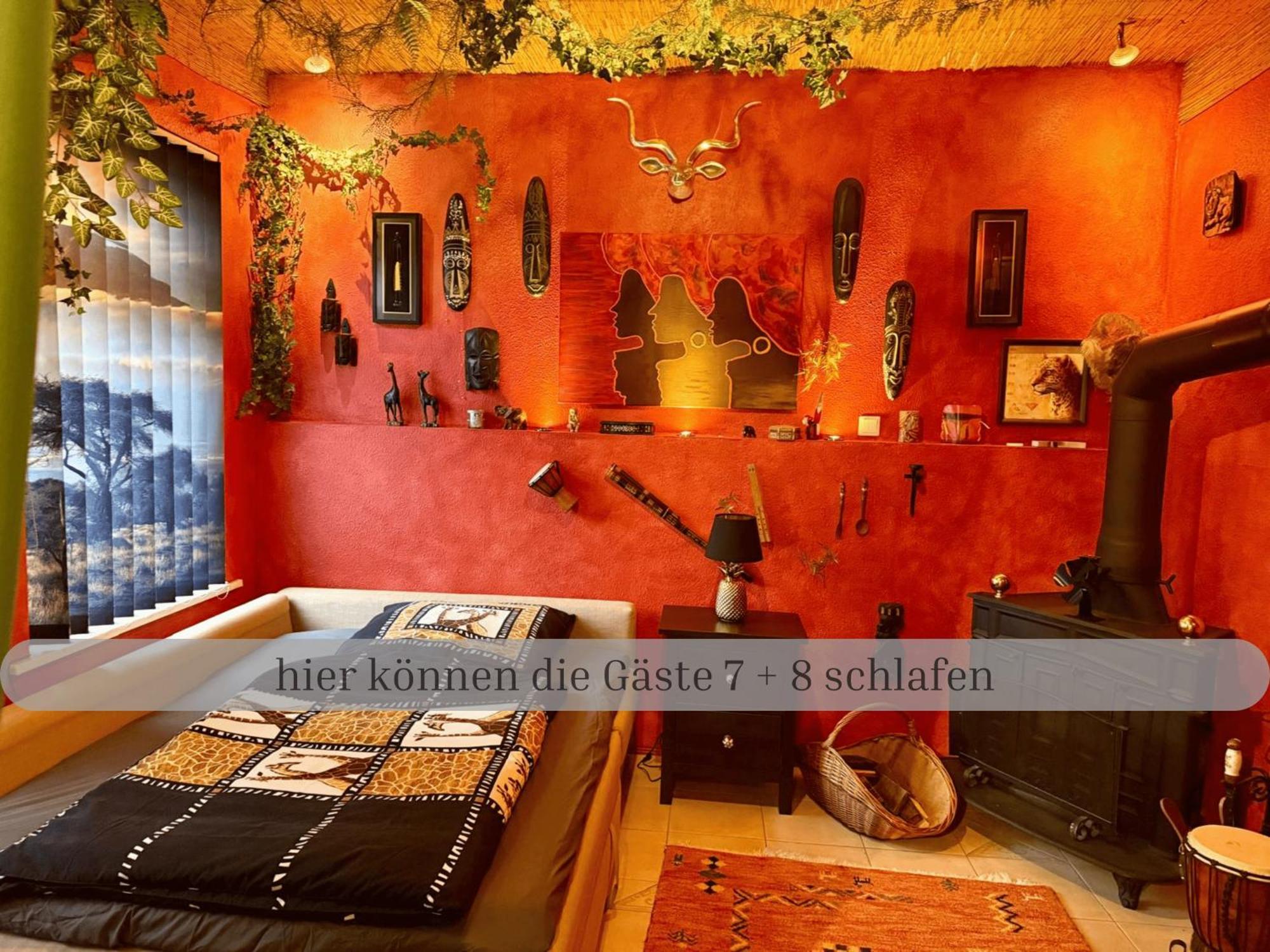 Lodge Of Africa - Einzigartige Themenzimmer, Eingezaeunten Garten, Sauna, Whirlpool & Kamin, Hunde Willkommen, Gasgrill, Voll Ausgestattete Kueche, Grosser Essbereich, Hamburg & Stade In Der Naehe Twielenfleth Eksteriør bilde